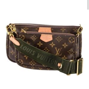 Louis Vuitton Brown and Tan Monogram Canvas